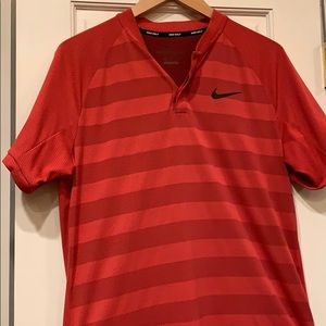 Red Nike Tiger Woods Golf shirt